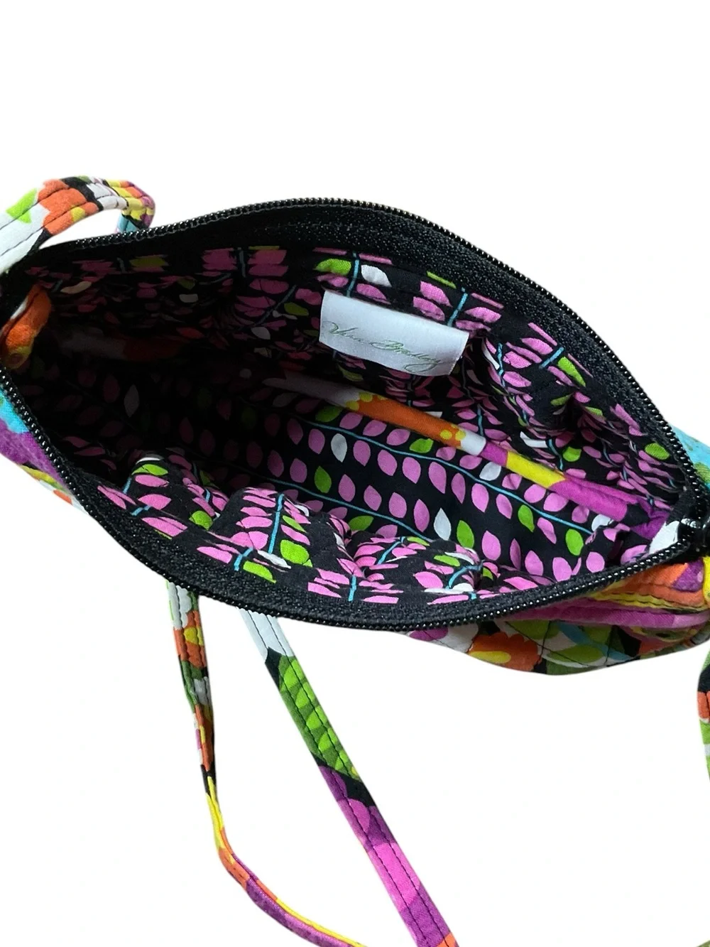Vera Bradley Frannie Quilted Floral Crossbody in Va Va Bloom